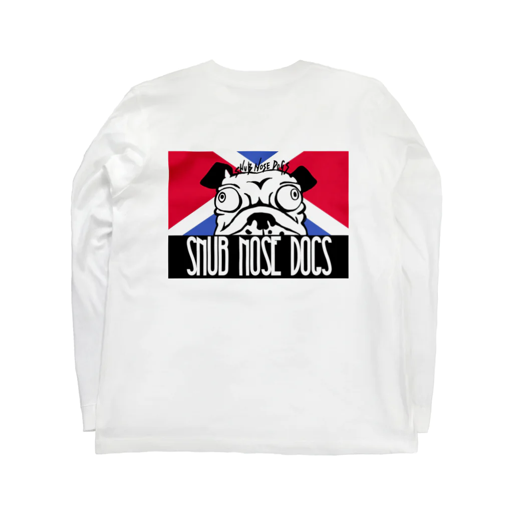 ブヒーズのSNUB NOSE DOGS※ブルドッグⅢ※ ロングスリーブTシャツの裏面