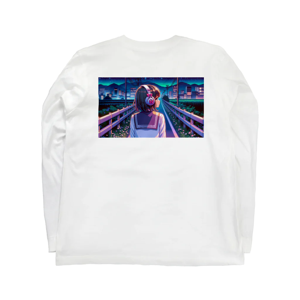 pixel girlのpixel girl Long Sleeve T-Shirt :back
