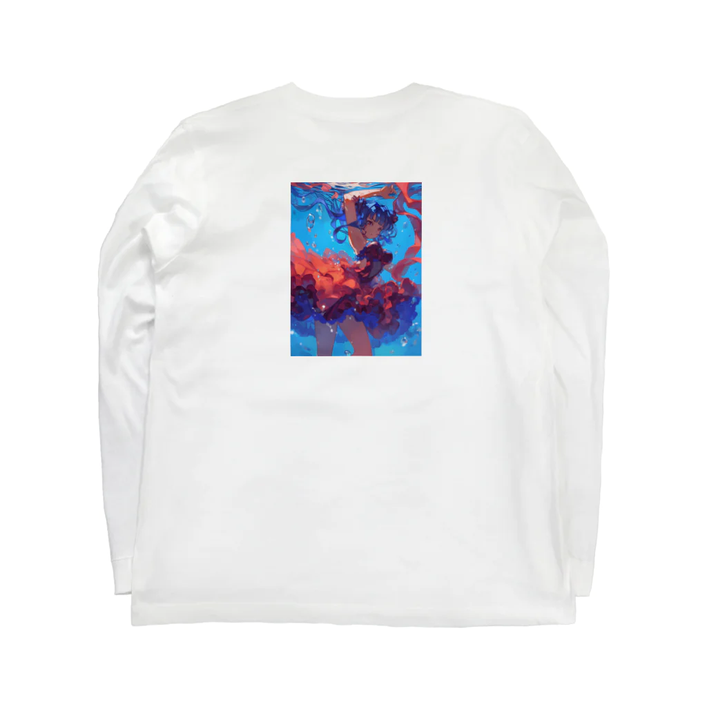 AQUAMETAVERSEの海の中の美ボディ　ラフルール　1859 Long Sleeve T-Shirt :back