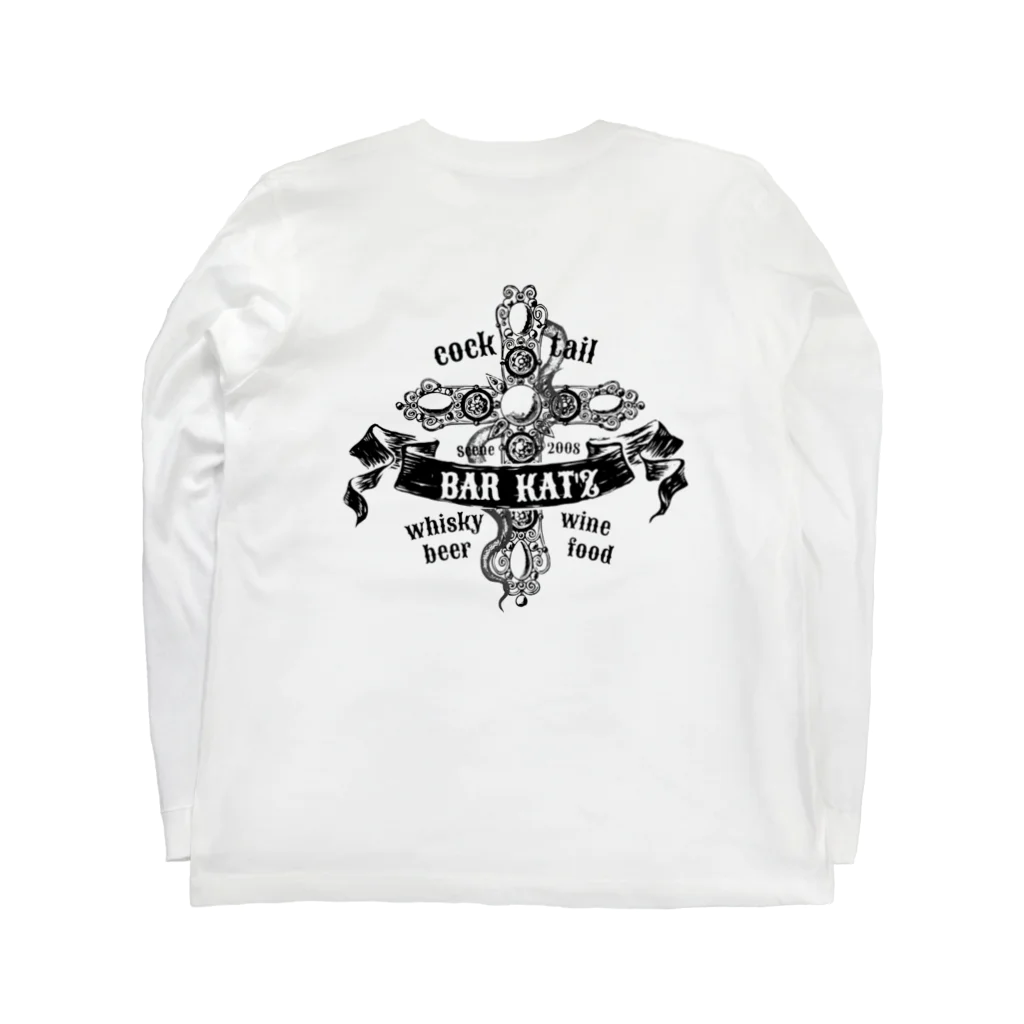 BAR KAT'ZのBAR KAT'Z オリジナルグッズRockスタイル Long Sleeve T-Shirt :back