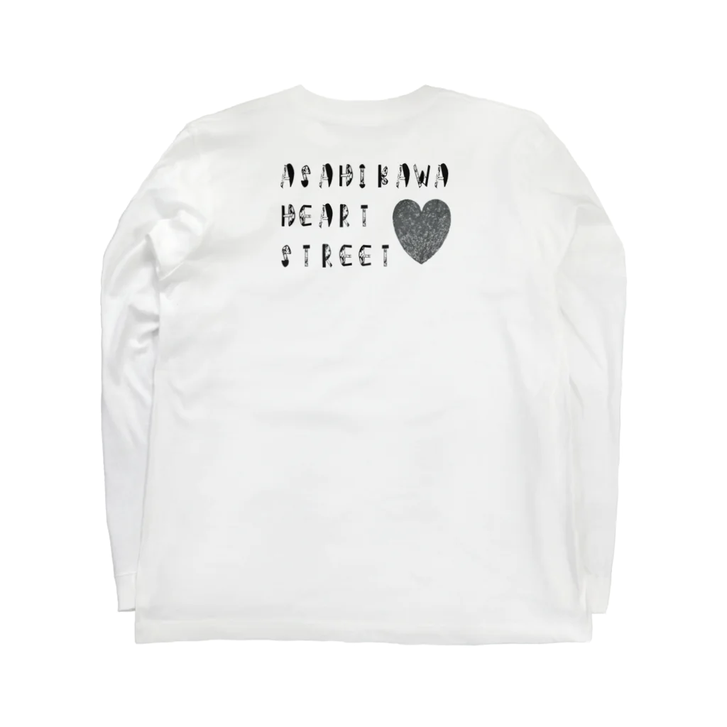 nissyheartのASAHIKAWA HEART STREET ロングスリーブTシャツの裏面