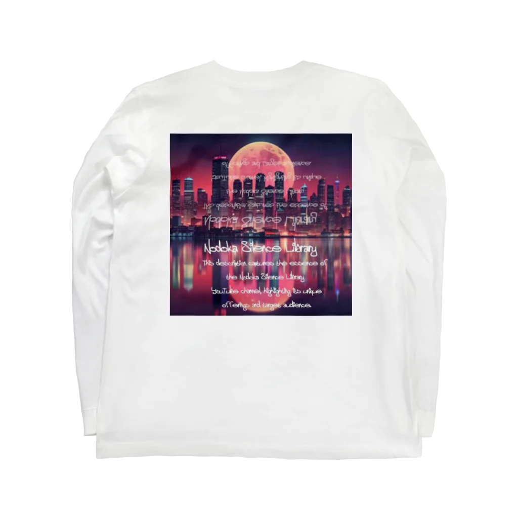 Nodoka Silence Library - WEB SHOPのElectro Moon ロングスリーブTシャツの裏面