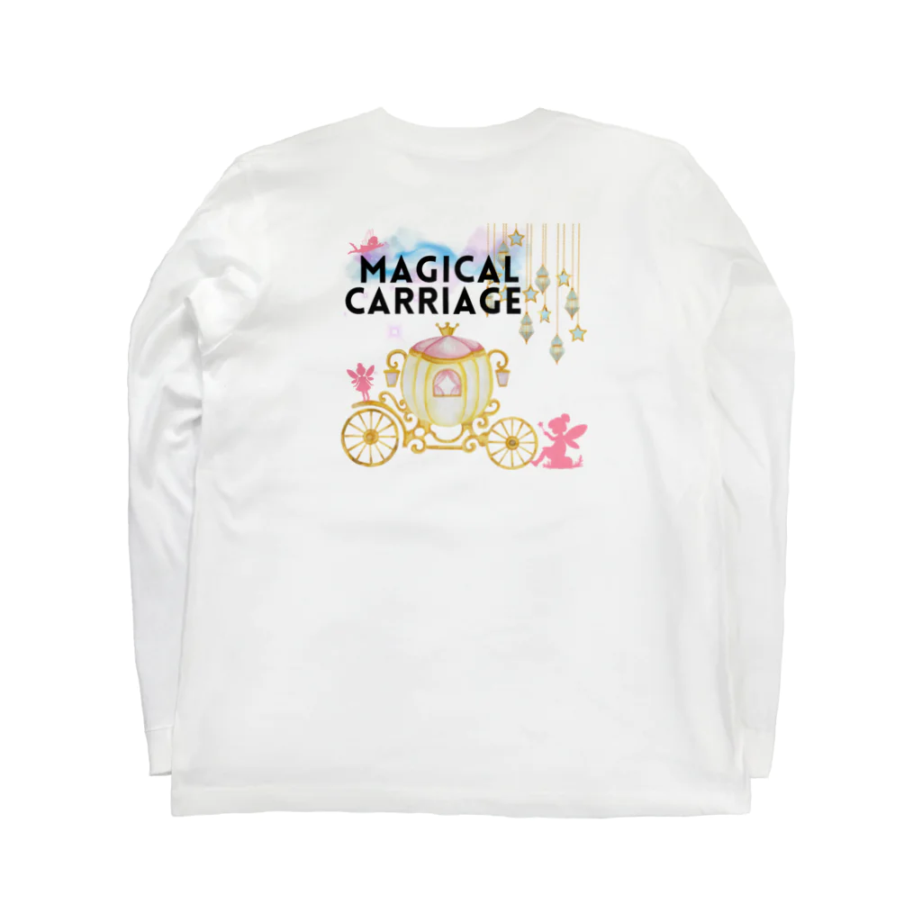 CHIBE86のMagical Carriage (魔法の馬車) Long Sleeve T-Shirt :back