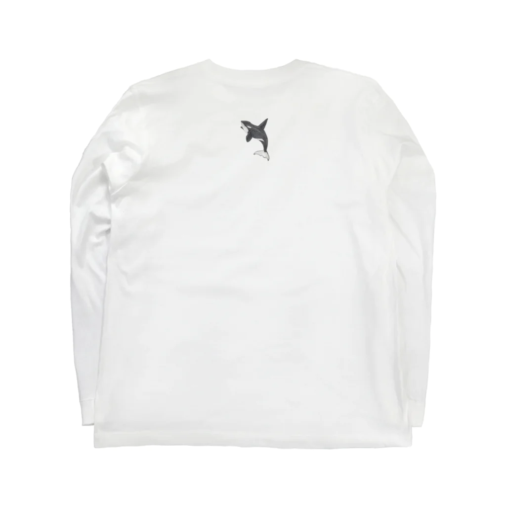 つぎのシャチ Long Sleeve T-Shirt :back