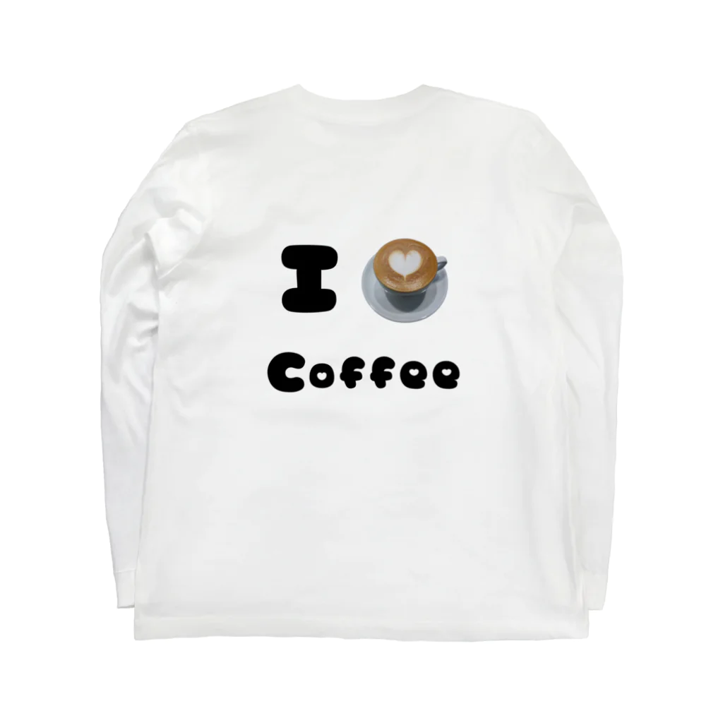 BIMAMECOFFEEのI♡coffee Long Sleeve T-Shirt :back