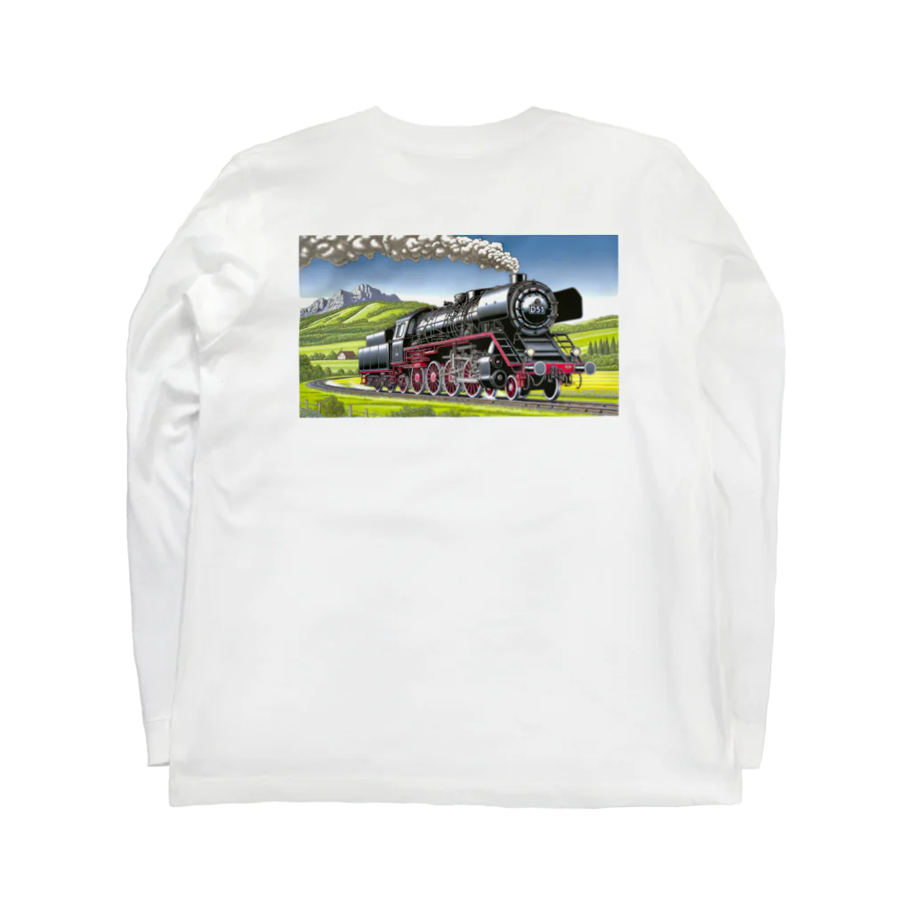 鉄道サークルNGO　レールの響きオリジナルズのSuper Express 峠SLVer ロングスリーブTシャツの裏面