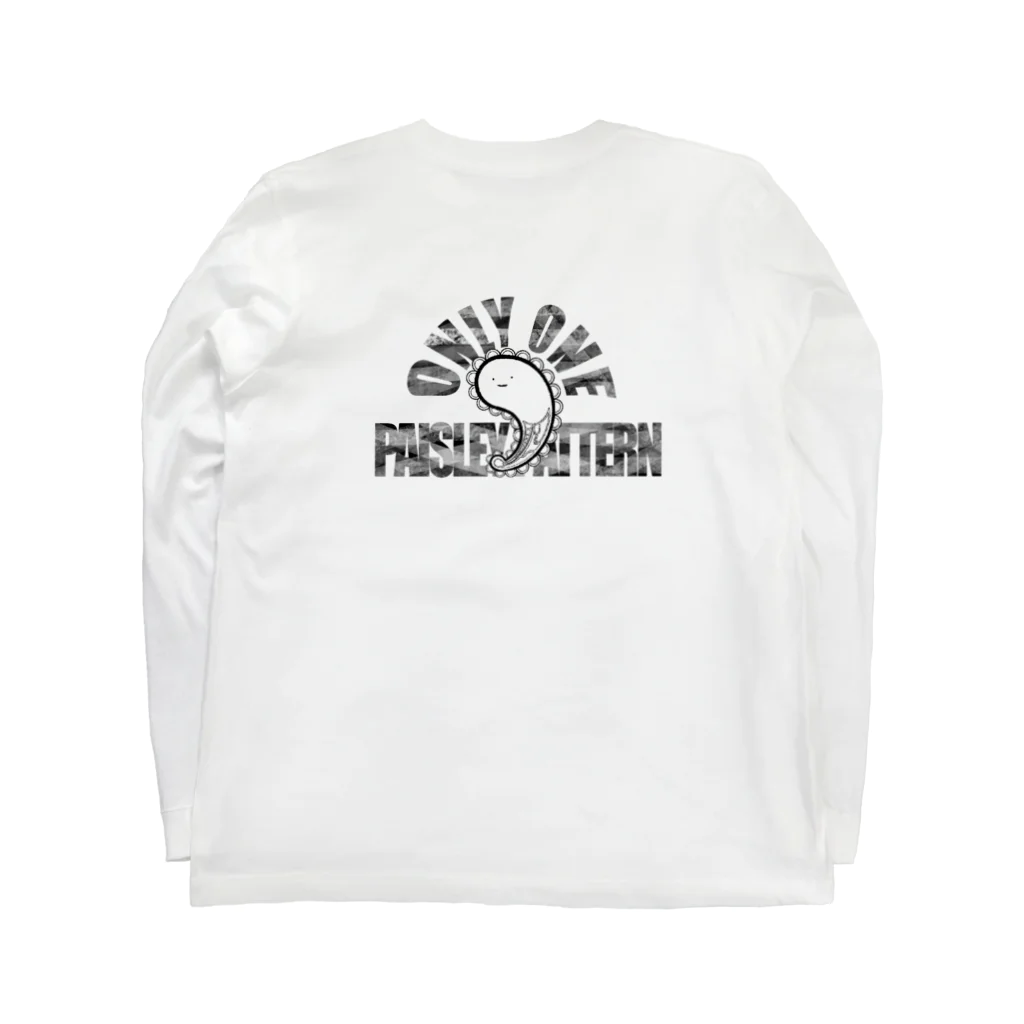 KOGOEKUNの一個だけのペーズリー Long Sleeve T-Shirt :back