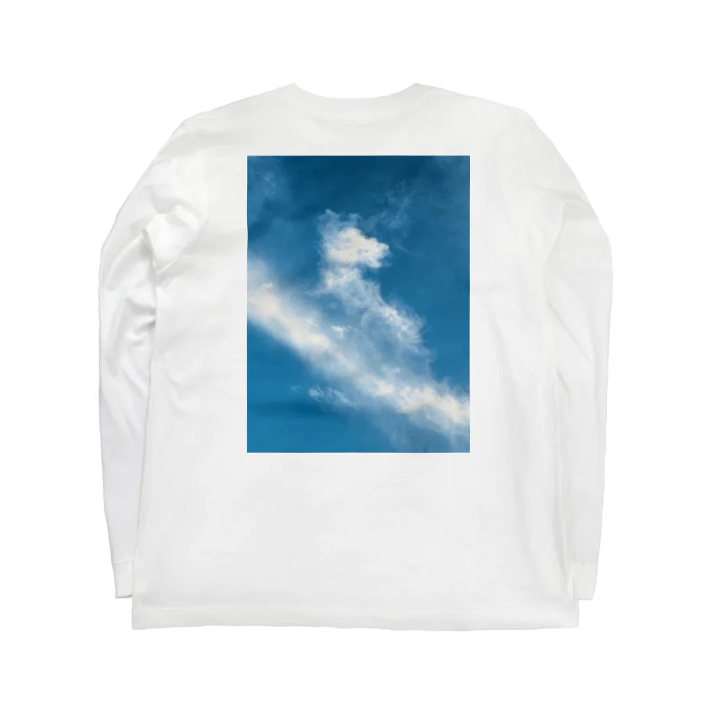 IMABURAIのClimbing the clouds ロングスリーブTシャツの裏面