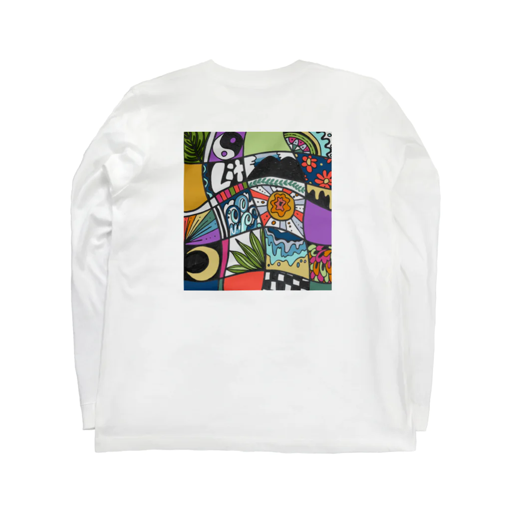 mumemo.mamiのEarth🌏 Long Sleeve T-Shirt :back