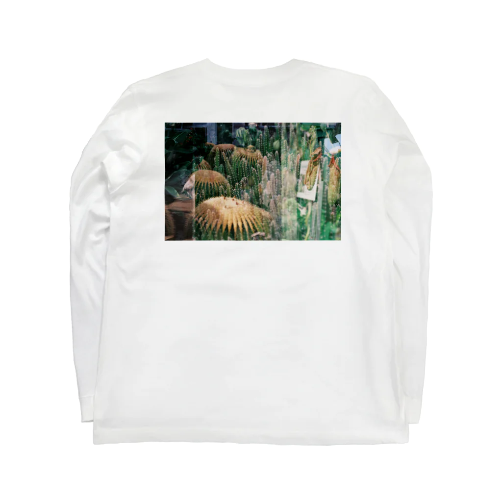 インドのバスは揺れやすいのCactus Heaven Long Sleeve T-Shirt :back