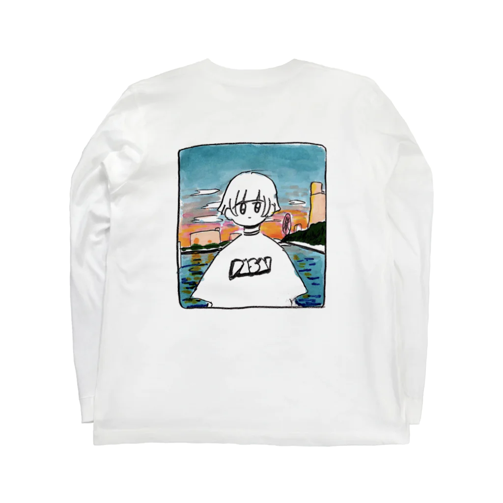 ハニョのODAIBA Long Sleeve T-Shirt :back