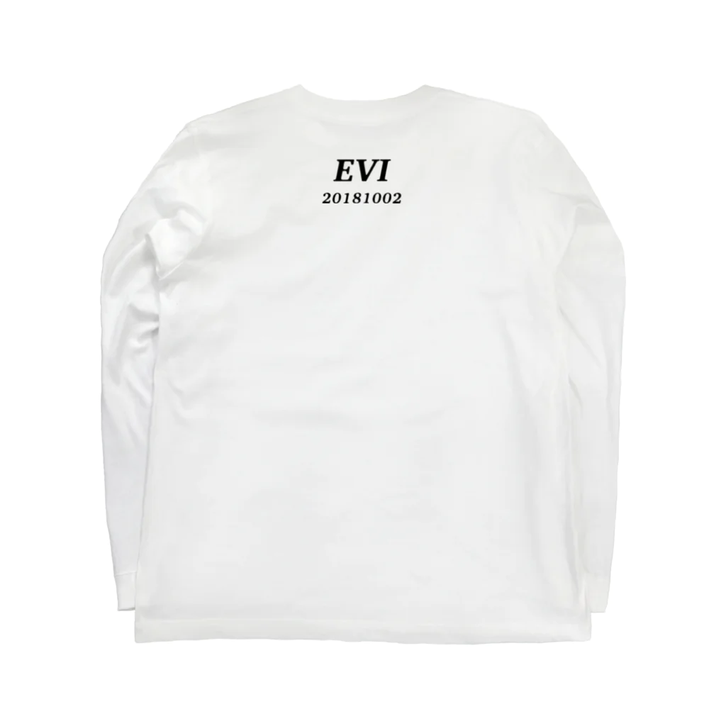 EVIのEVI new life ロングスリーブTシャツの裏面