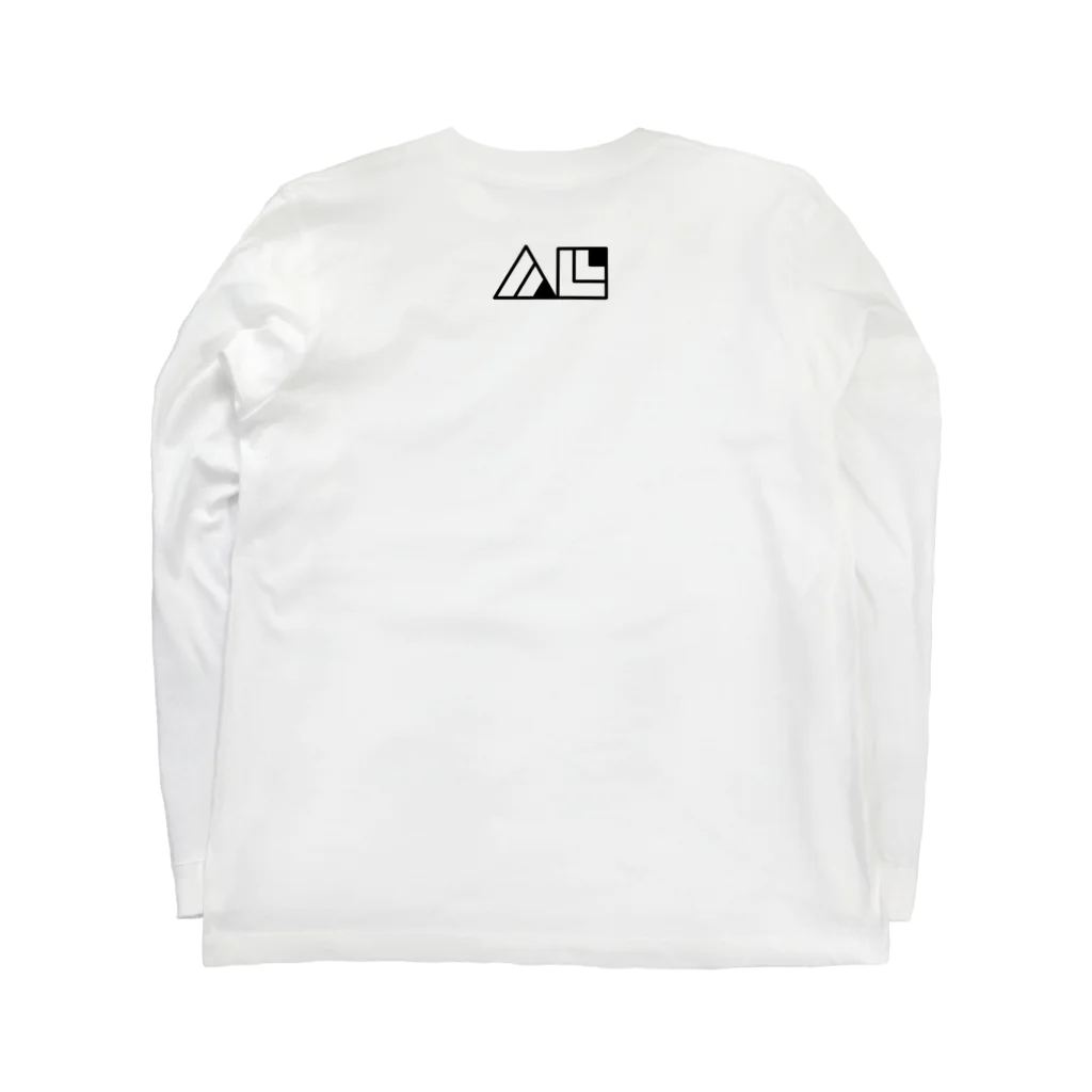 ICHASU SHOPの大集合＆整列 Long Sleeve T-Shirt :back