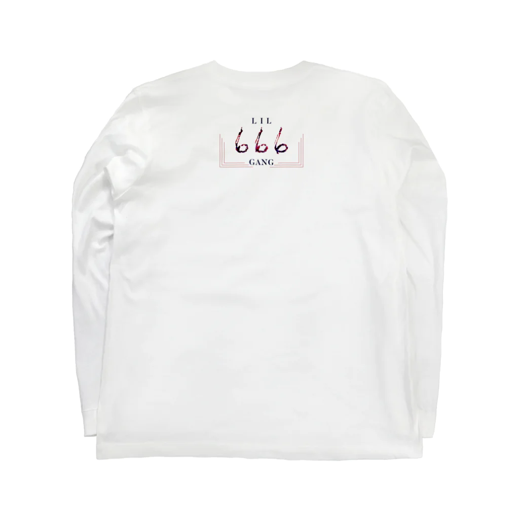 kota kuramotoのLIL 666 GANG Long Sleeve T-Shirt :back