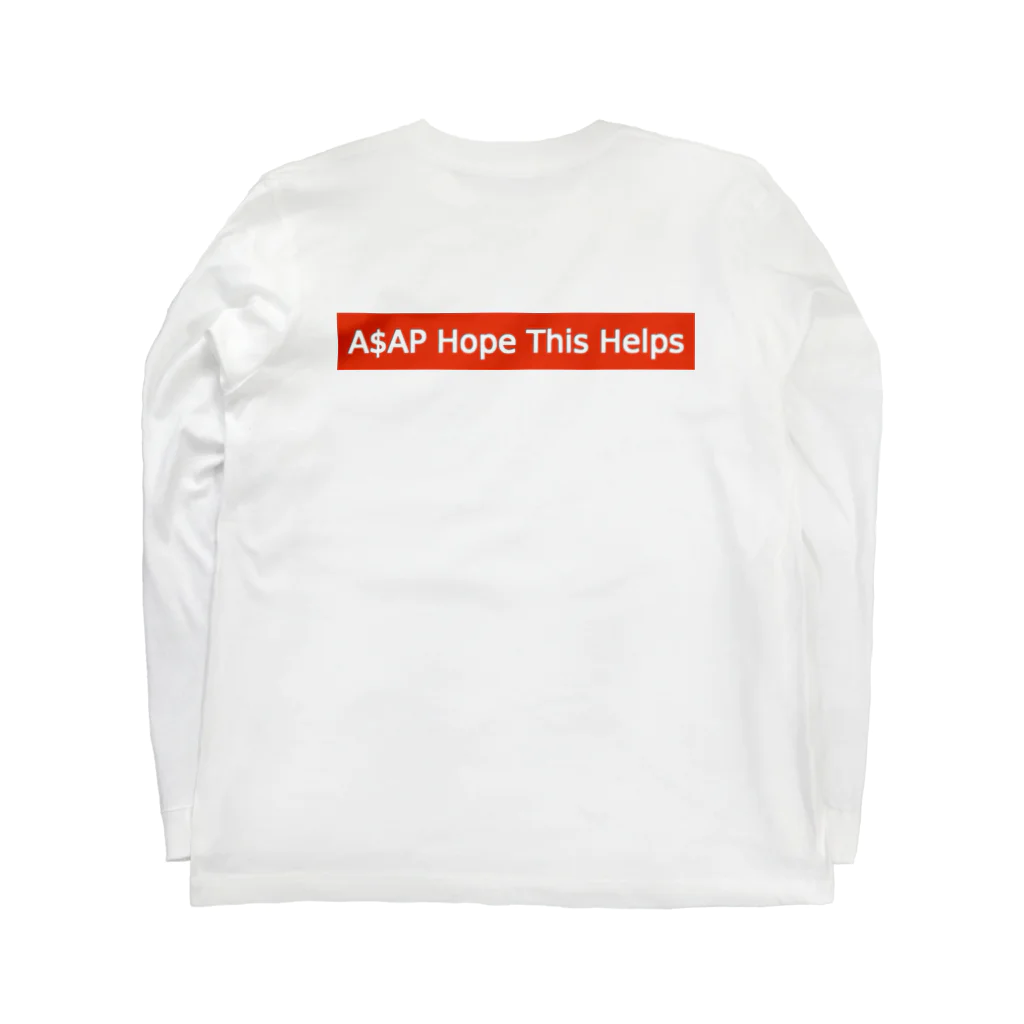 asap_HTHのA$AP Hope This Helps ロングスリーブTシャツの裏面