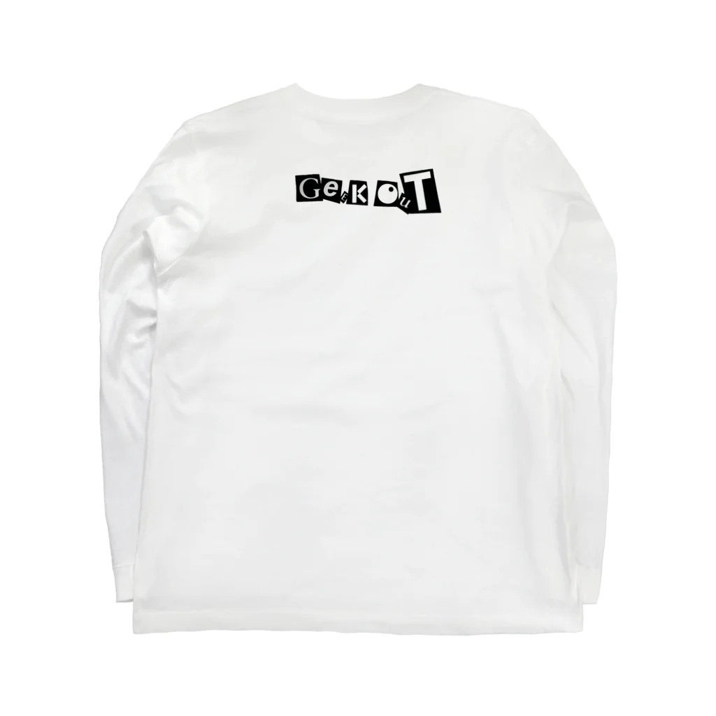 GeekOut Trialの"Child  leaning elbow" L/S Tee ロングスリーブTシャツの裏面