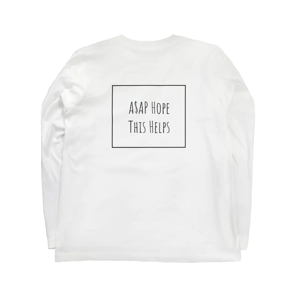 asap_HTHのA$AP Hope This Help ロングスリーブTシャツの裏面