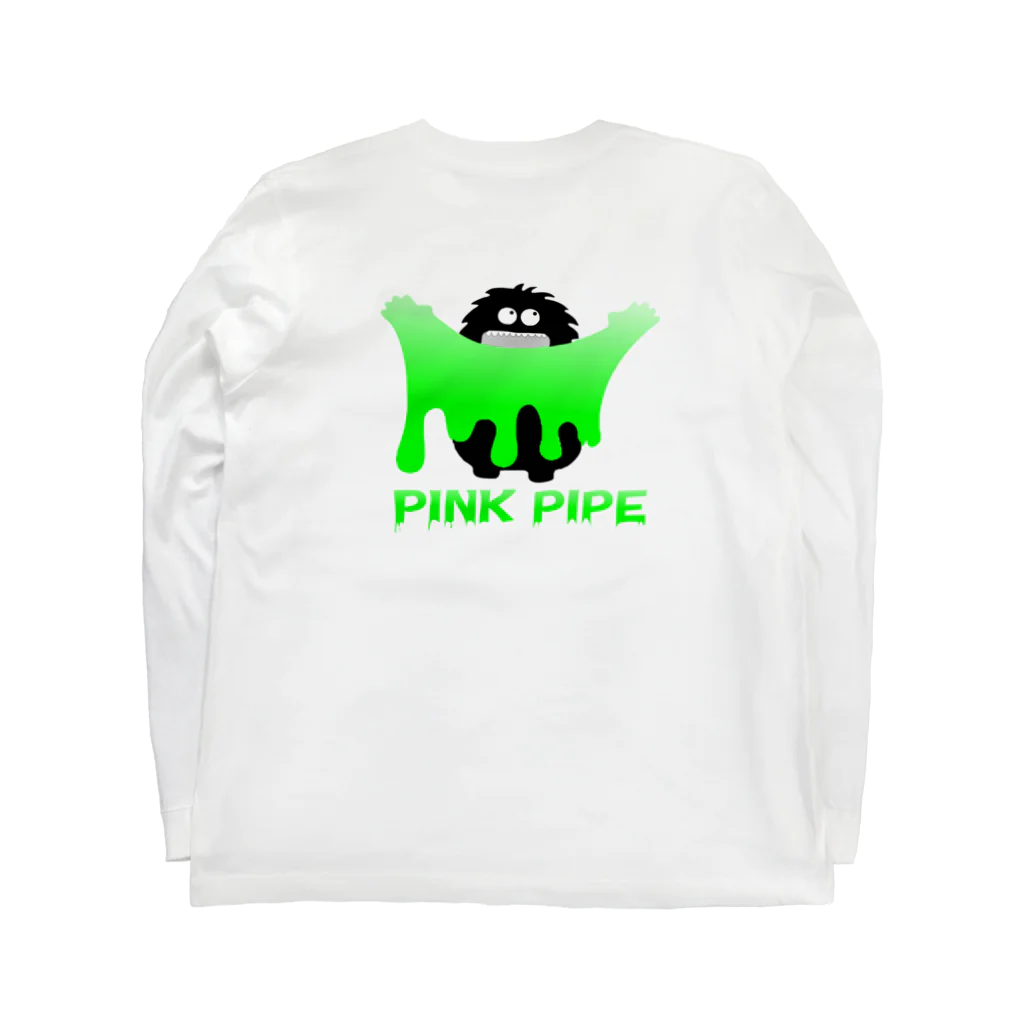 PinkPipeのPINK PIPEスライムモンスター緑 Long Sleeve T-Shirt :back