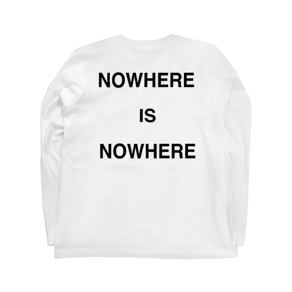 NOWHERE IS NOWHEREのNOWHERE IS NOWHERE ロングスリーブTシャツの裏面