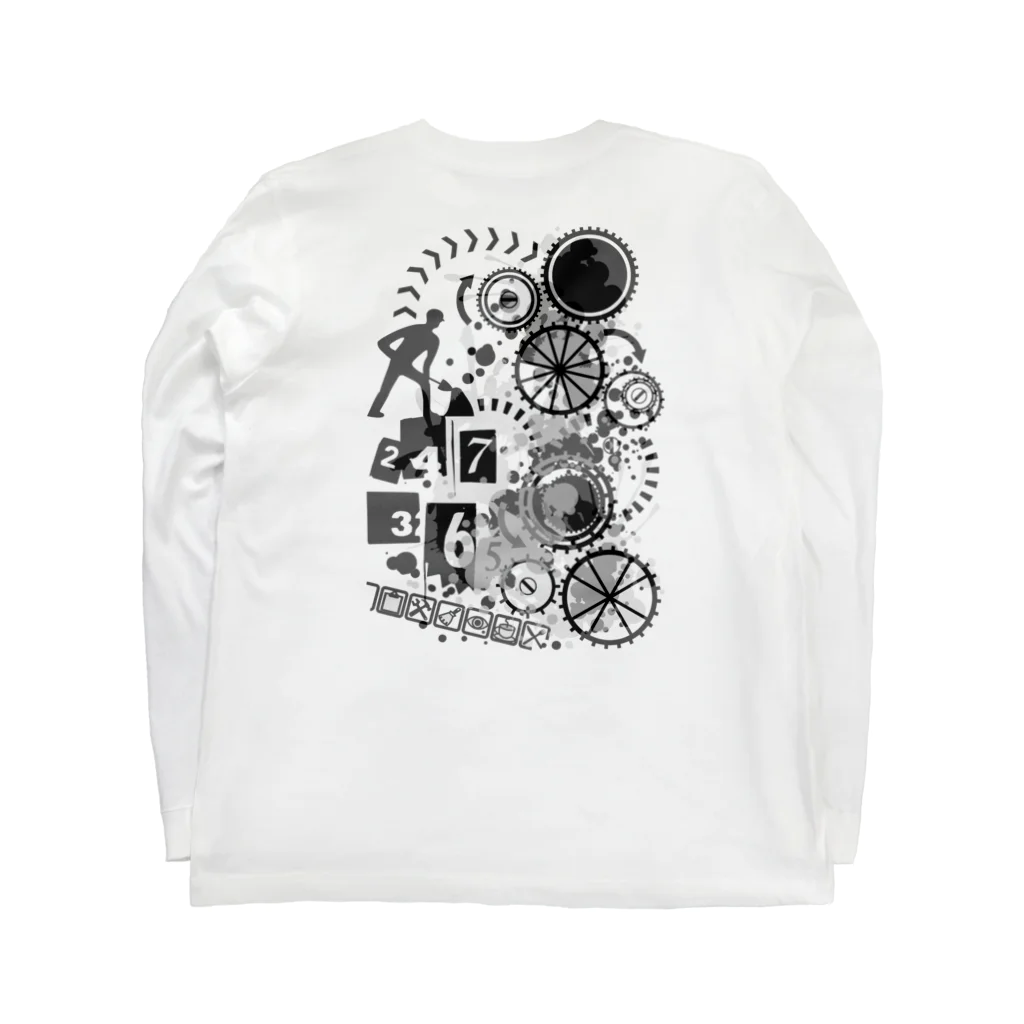 AURA_HYSTERICAの24/7/365 Long Sleeve T-Shirt :back