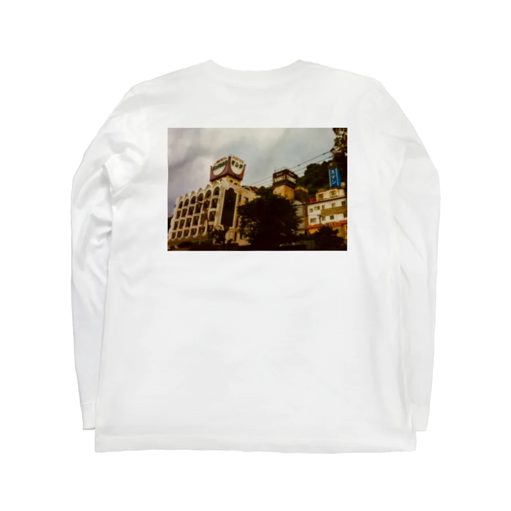 kichiの鹿児島 照国神社 ラブホテル 薩摩十字 Long Sleeve T-Shirt :back