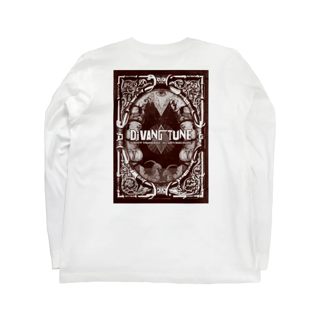 DiVANG  TUNEのフライヤーロンT(ホワイト) Long Sleeve T-Shirt :back
