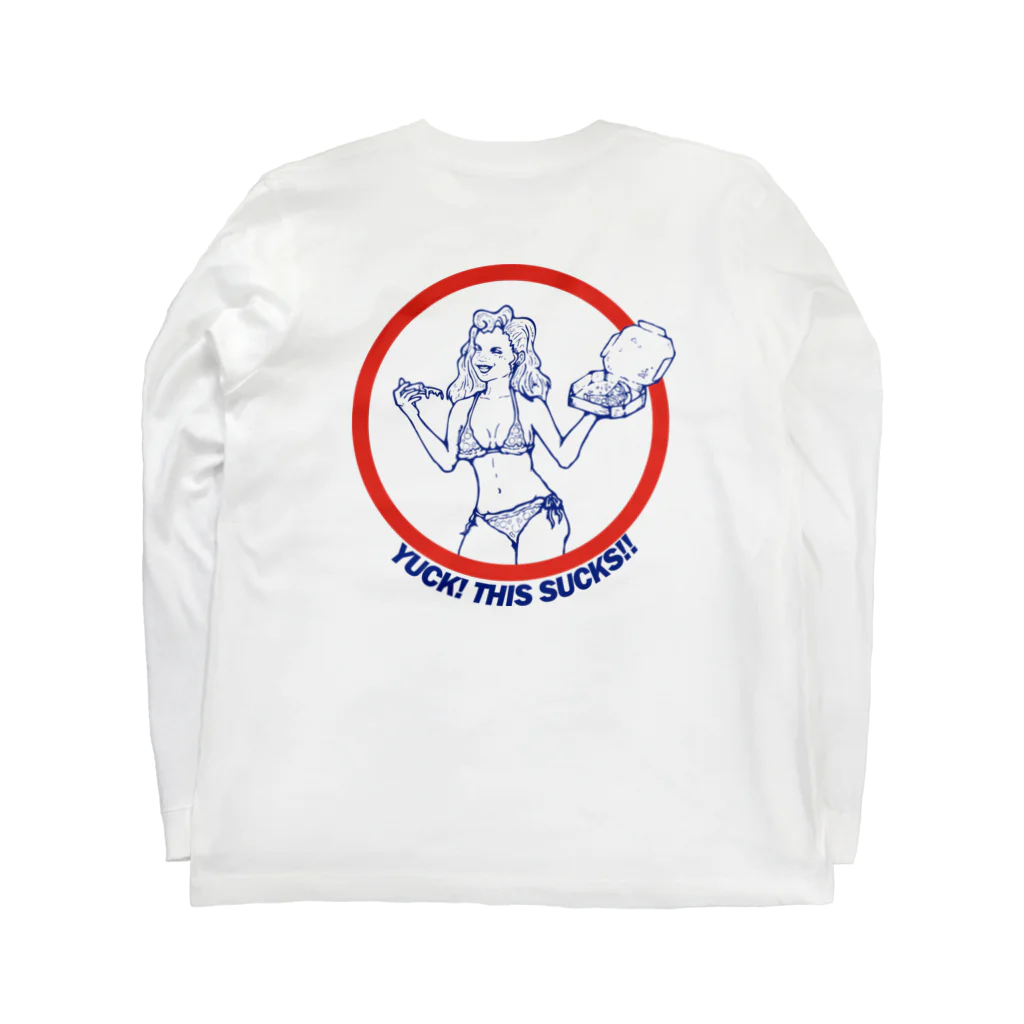 YUCK! THIS SUCKS!!のEAT MEEE Long Sleeve T-Shirt :back