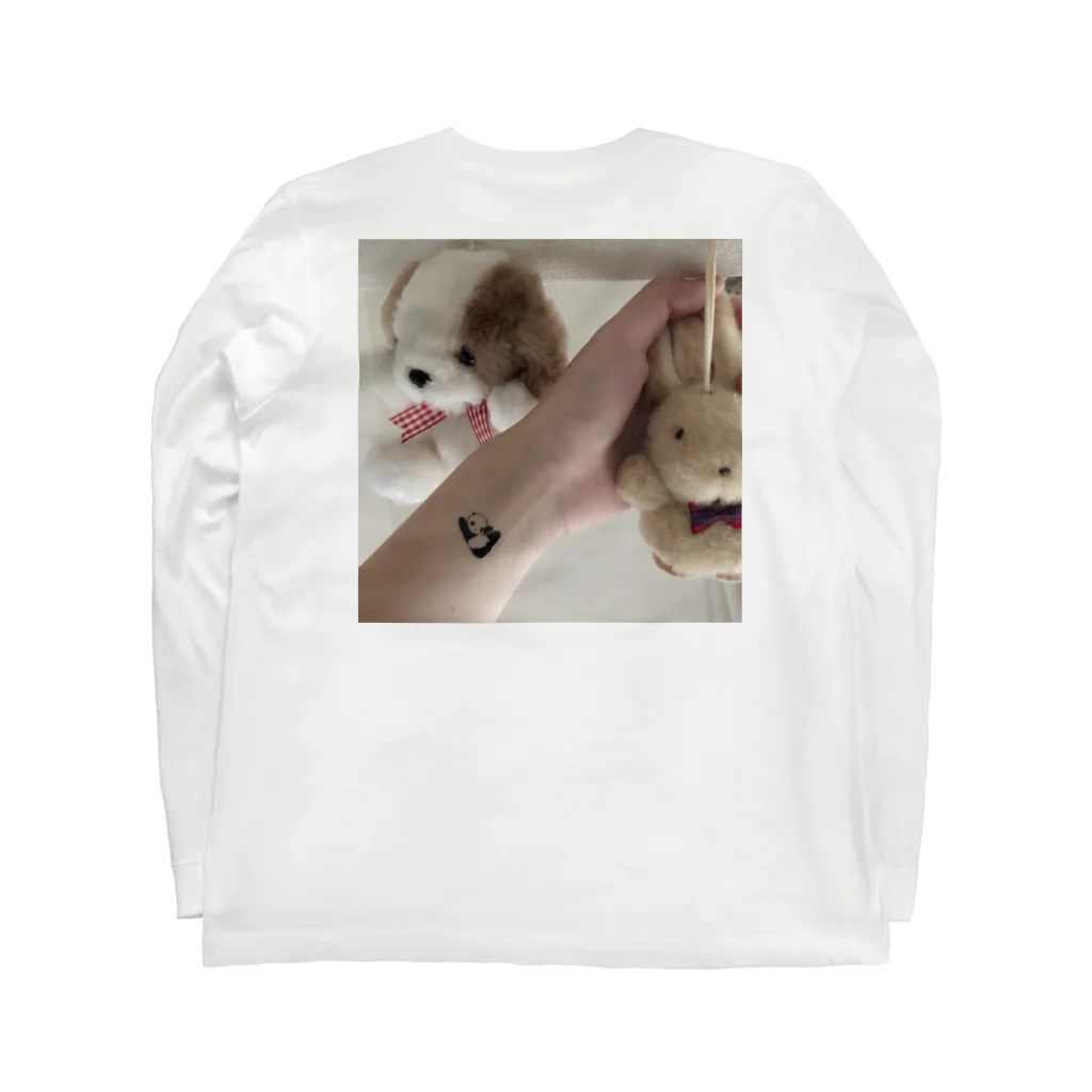 ともかよのぬいぐるみランドとパンダのタトゥー Long Sleeve T-Shirt :back