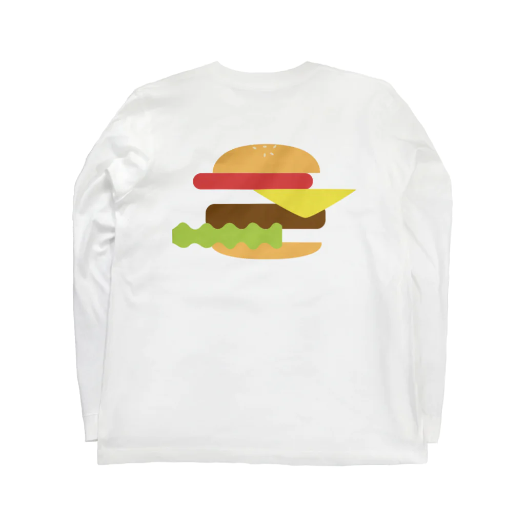 futoのハンバーガー 単品 ロングスリーブTシャツの裏面