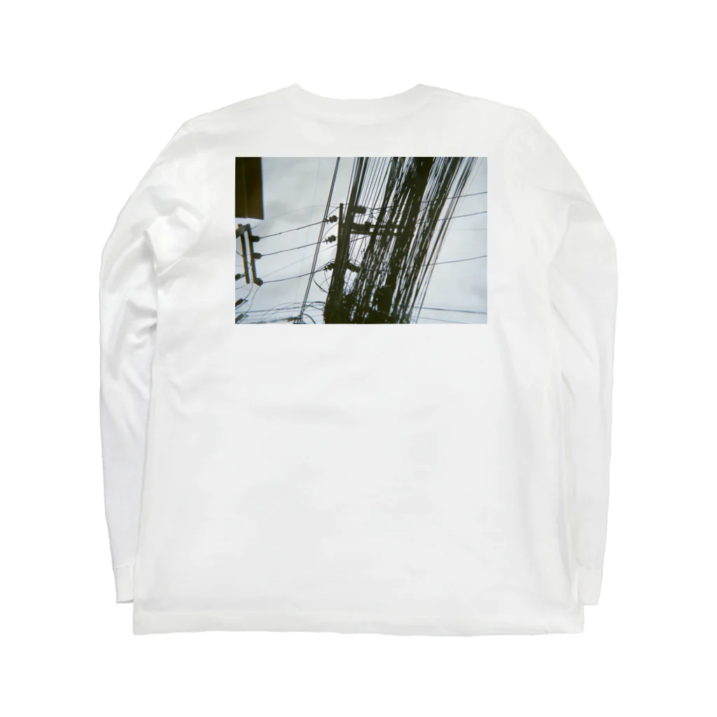 CHANDAの地獄の配線 Long Sleeve T-Shirt :back