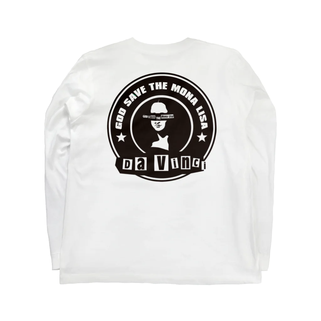 AURA_HYSTERICAのGOD_SAVE_THE_MONA_LISA Long Sleeve T-Shirt :back