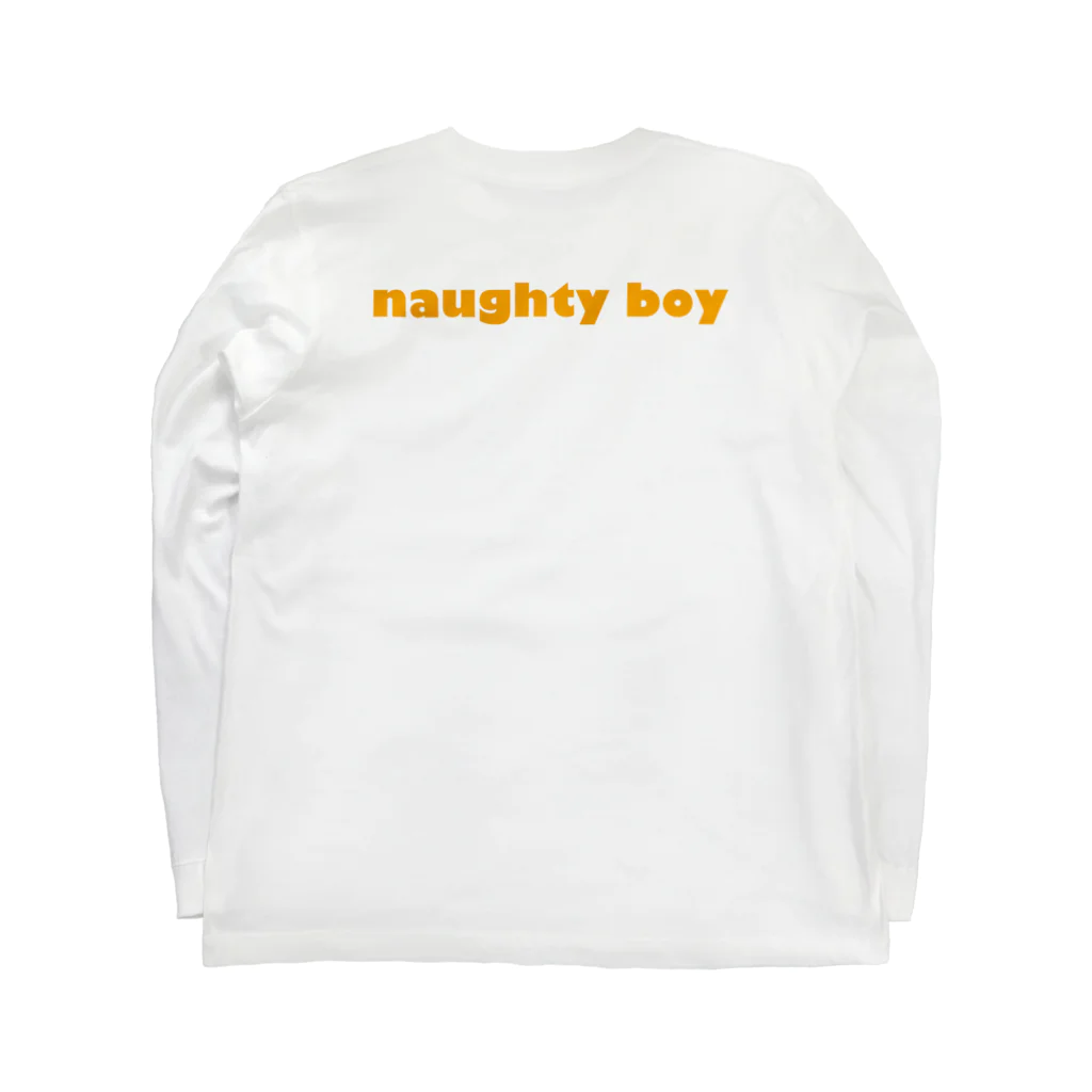 naughty boyのnaughty boy LOGO Long Sleeve T-Shirt :back