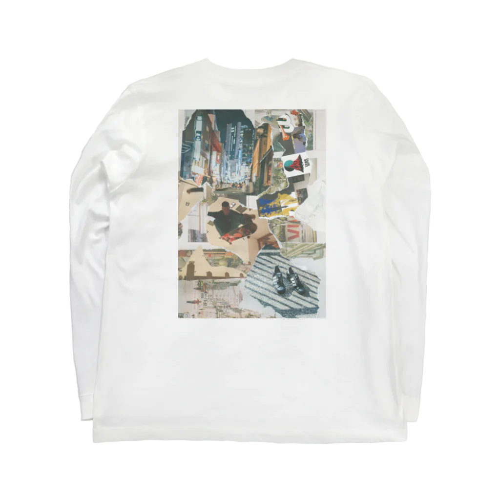 こんぽたーじゅまるのスケーターストリート Long Sleeve T-Shirt :back