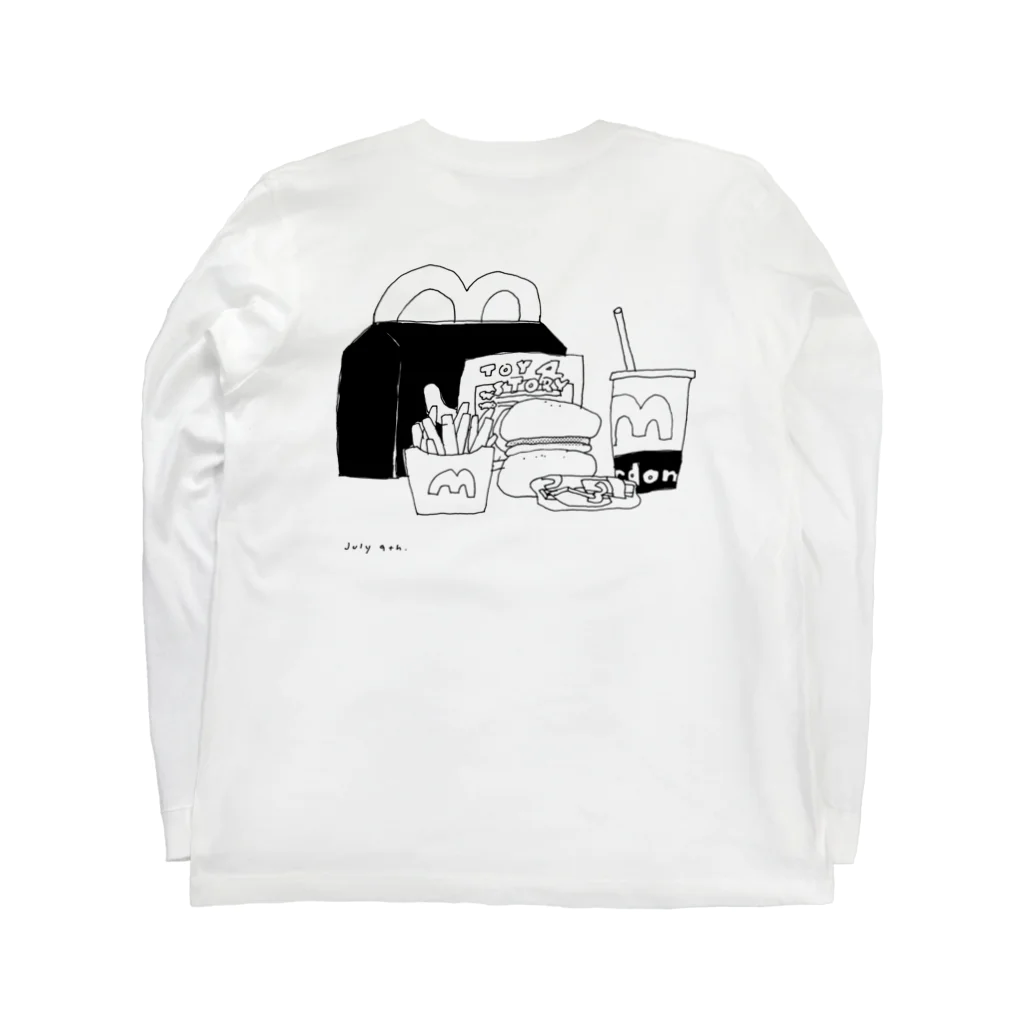 oitama storeのhappy meal ロングスリーブTシャツの裏面