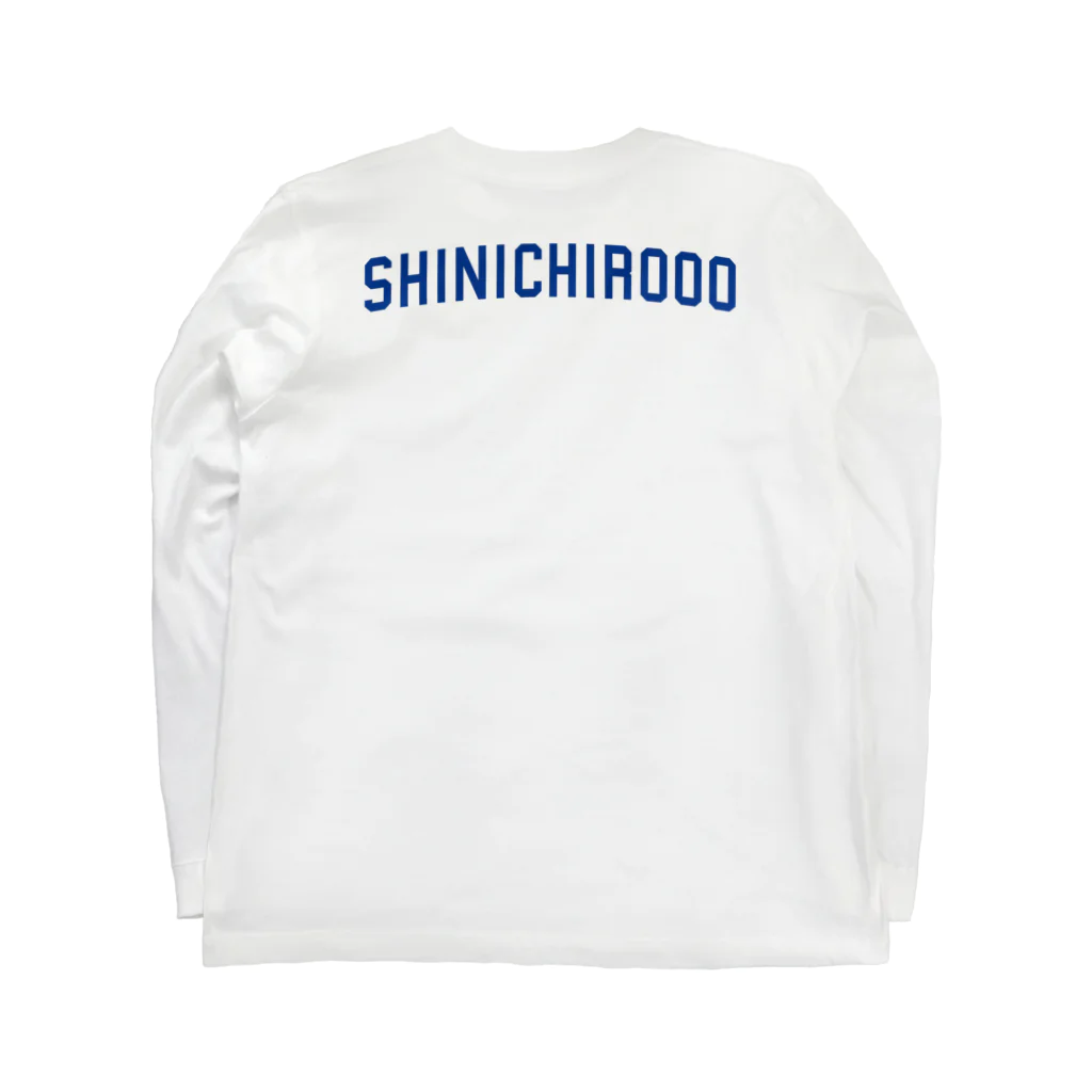 シンイチロォのおみせの爽やかロゴ！！ Long Sleeve T-Shirt :back