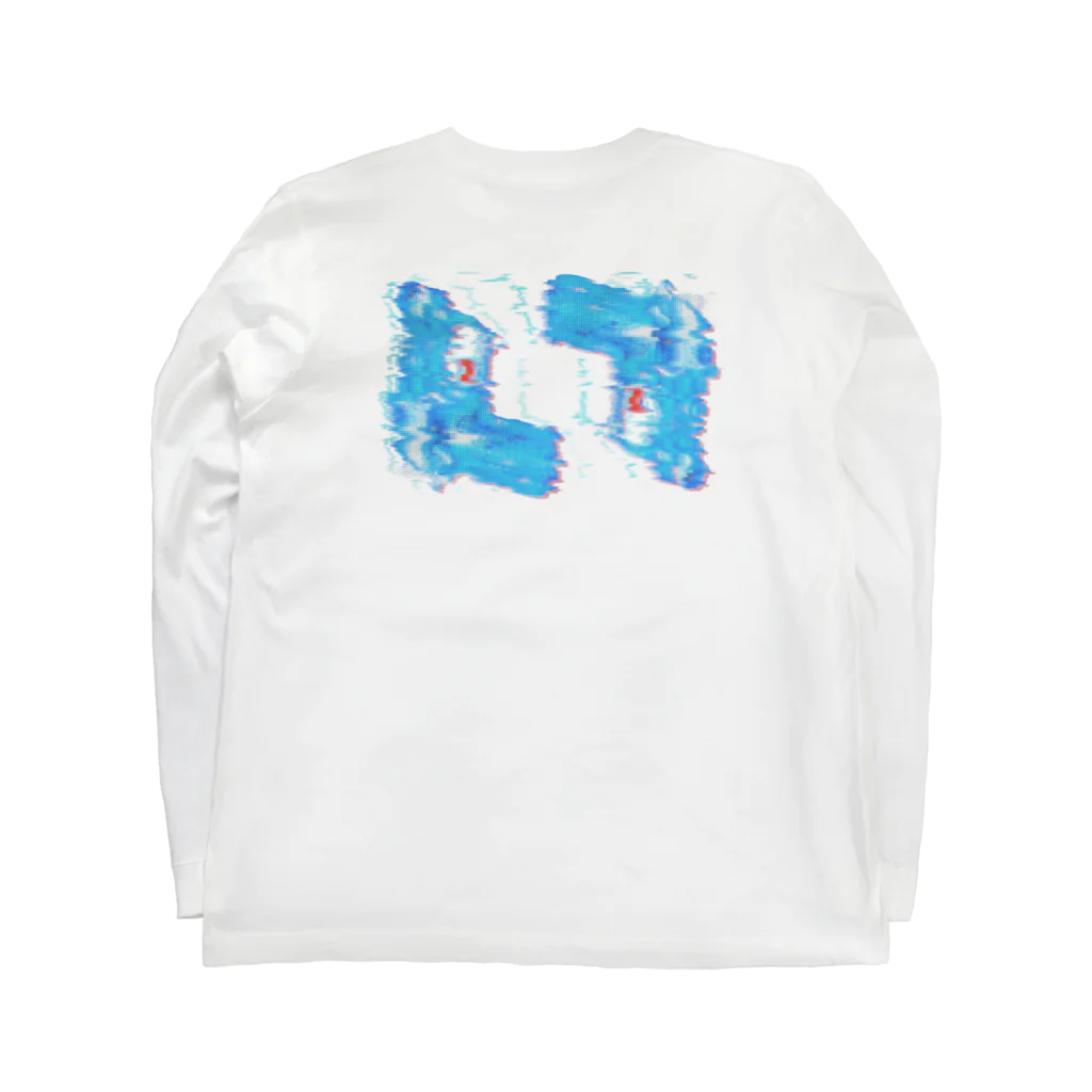 来世猫逸択の水鉄砲 Long Sleeve T-Shirt :back