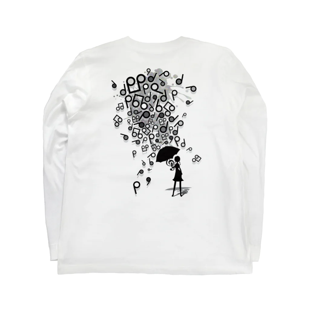 AURA_HYSTERICAのSingin' in the Rain Long Sleeve T-Shirt :back