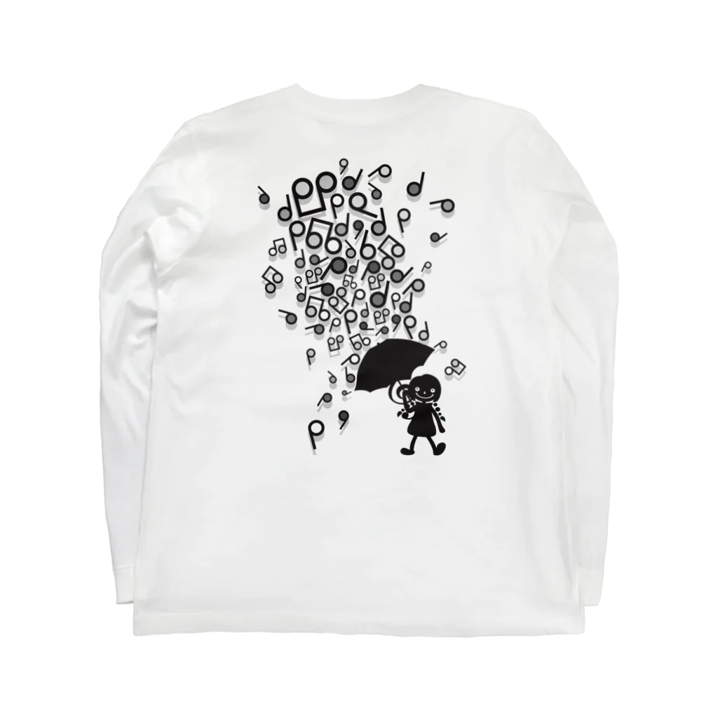 AURA_HYSTERICAのSingin' in the Rain ロングスリーブTシャツの裏面