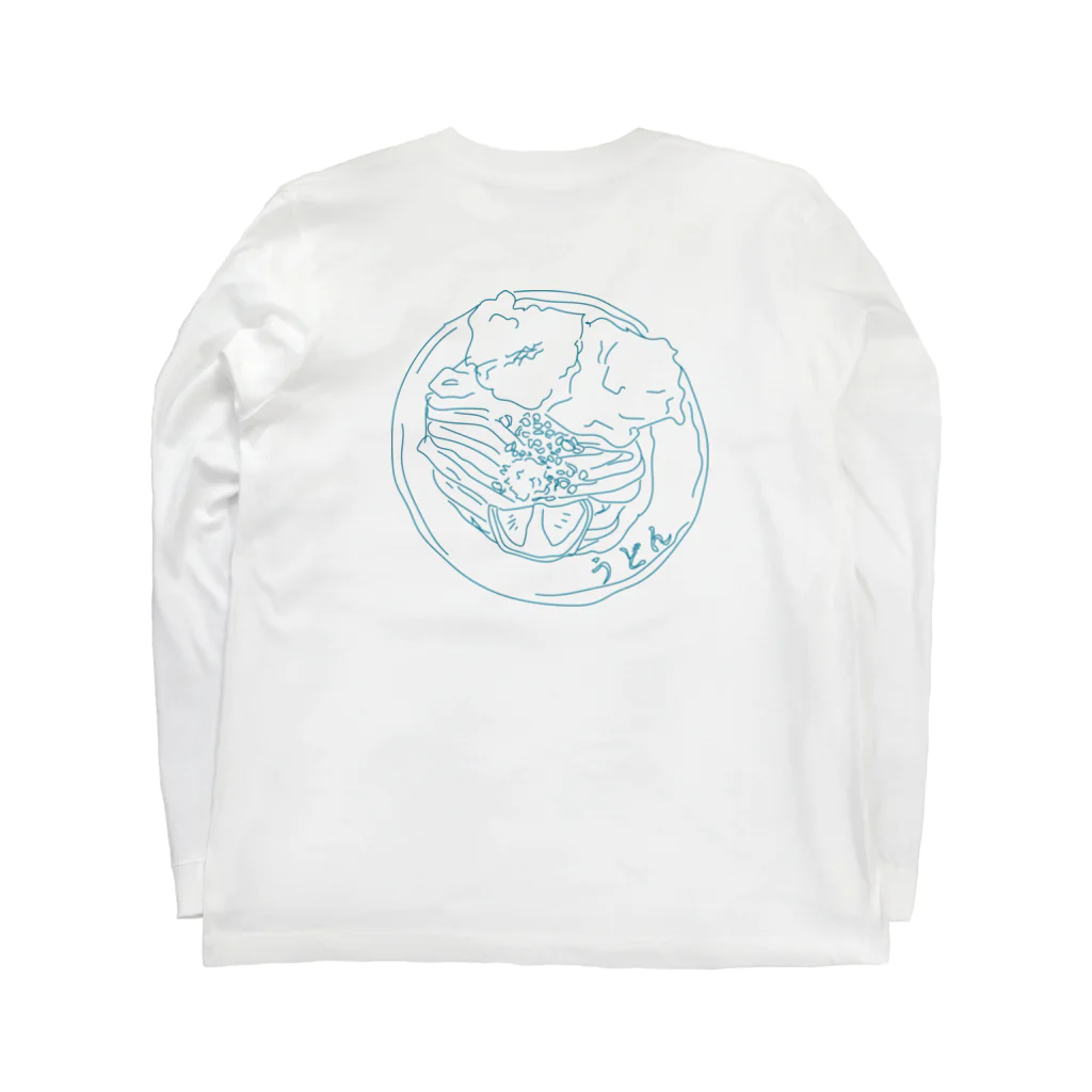 monutoonのうどん Long Sleeve T-Shirt :back