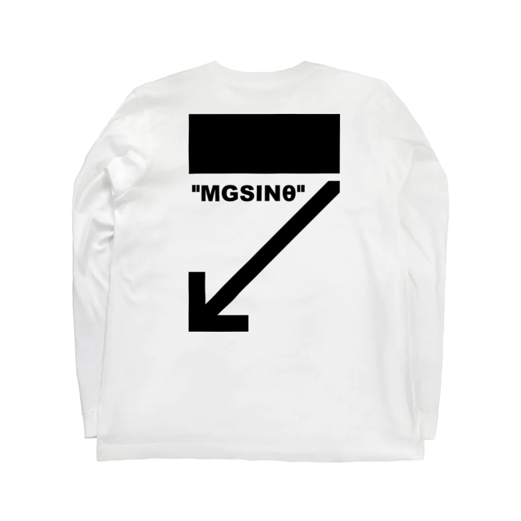 理系 ファッションのmgsinθ Long Sleeve T-Shirt :back