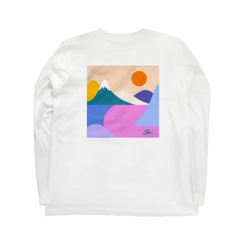 risako_indoのfuji Long Sleeve T-Shirt :back