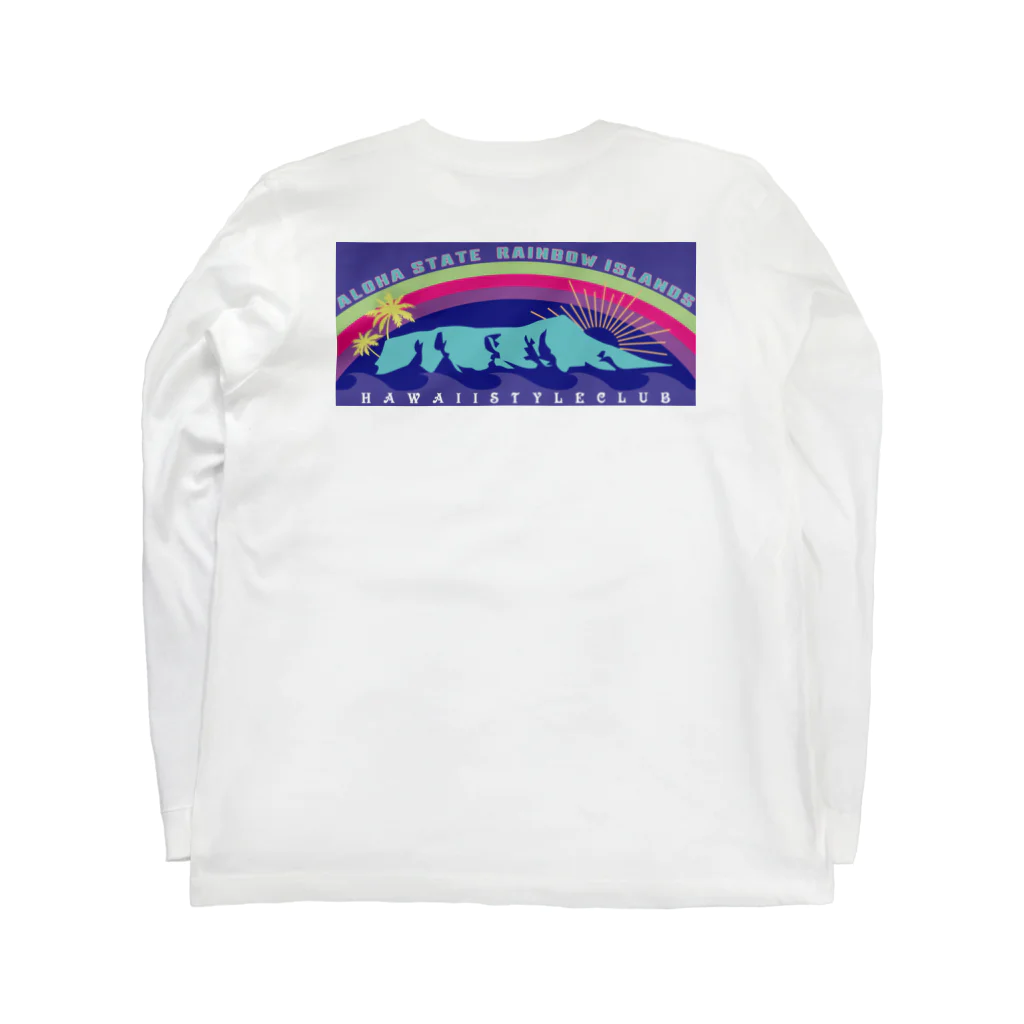 ハワイスタイルクラブの〔Back Print〕 Hawaiian monument ロングスリーブTシャツの裏面