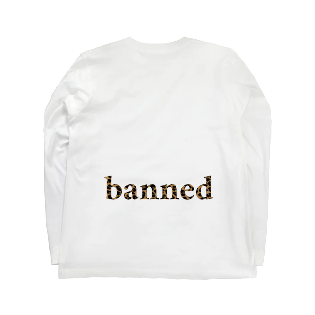 bannedのbanned レオパード ロングスリーブTシャツの裏面