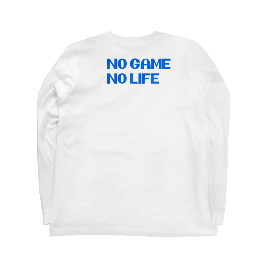 -ishのゲームと人生 ロングスリーブTシャツの裏面