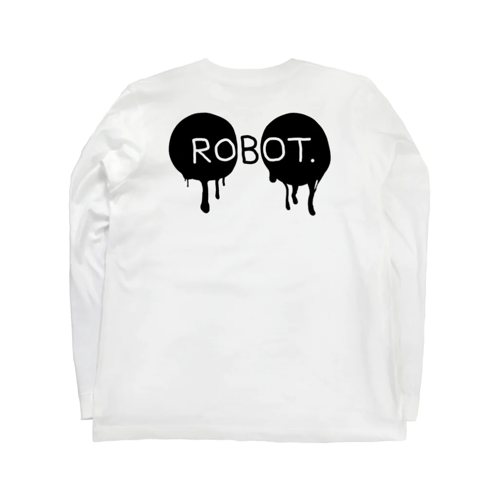 ROBOTのスリーブTシャツ ロングスリーブTシャツの裏面