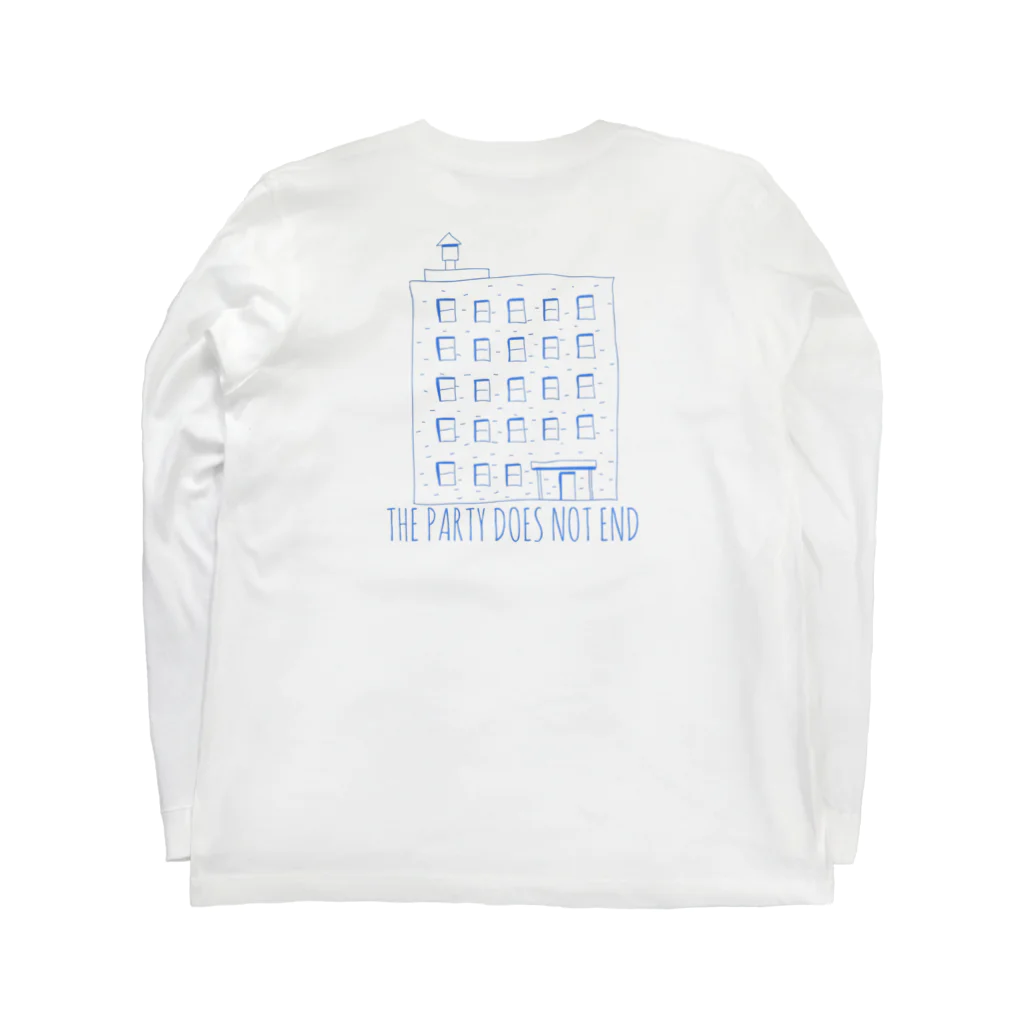 THE PARTY DOES NOT ENDのHotel ロングスリーブTシャツの裏面