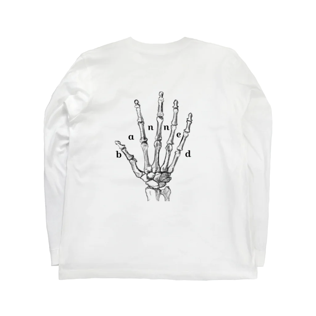 bannedのファラオ Long Sleeve T-Shirt :back