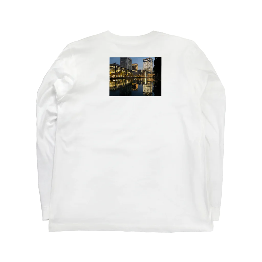 ひつじとねこの丸の内 Long Sleeve T-Shirt :back