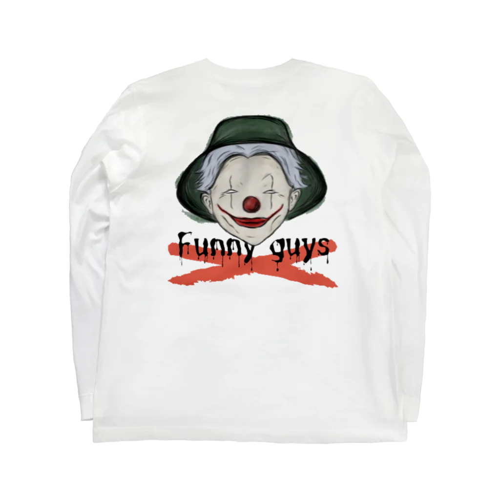 Re.VowのFunny clown LongTシャツ ロングスリーブTシャツの裏面