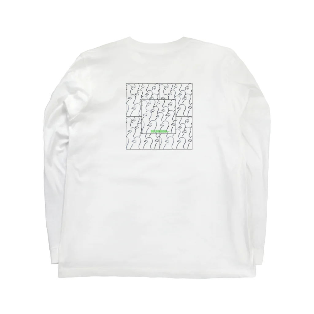 hiruyori_noeのトリタチ。 Long Sleeve T-Shirt :back